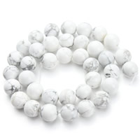 Turquesa sintética grânulos, miçangas, Roda, tamanho diferente para a escolha, branco, Buraco:Aprox 1.5mm, vendido para Aprox 15.5 inchaltura Strand