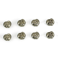 Perles de bouddhistes, Pyrite dorée, bouddha, naturel, bijoux bouddhiste, 19x18mm, Trou:Environ 1mm, Longueur Environ 16 pouce, 3Strandstoron/lot, Environ 12PC/brin, Vendu par lot