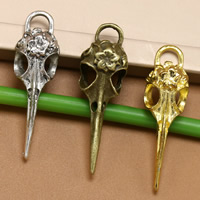 Zinklegering Hangers, Zinc Alloy, plated, meer kleuren voor de keuze, 42x12mm, Gat:Ca 3mm, 100pC's/Bag, Verkocht door Bag