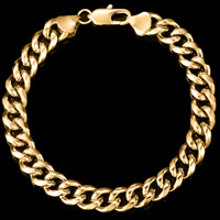 metal Pulsera, chapado en oro de 18 K, giro oval & para mujer, libre de plomo & cadmio, 9mm, Vendido para aproximado 8 Inch Sarta