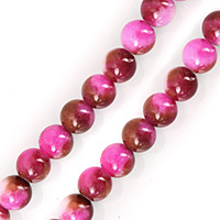 Rainbow Jasper Bead, Runde, 8mm, Hole:Ca. 1.2mm, Ca. 50pc'er/Strand, Solgt Per Ca. 15.5 inch Strand