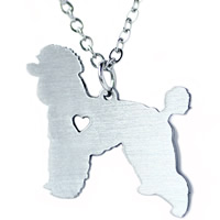 Stainless Steel Jewelry Necklace with 5cm extender chain Dog oval chain original color Sold Per Approx 20.5 Inch Strand