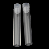 Vidro desejo Bottle, plástico, Coluna, 12x60mm, 20PCs/Bag, vendido por Bag