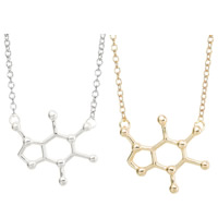 Brass Necklace Chemistry Molecular plated oval chain nickel lead & cadmium free 450mm Sold Per Approx 17.5 Inch Strand