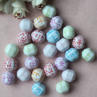 Chemical Wash Acrylic Beads mixed colors Approx 1mm Approx Sold By Bag