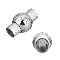 Nerezová ocel magnetické zavírání, Nerez, hand leštěný, Původní barva, 20x12x12mm, Otvor:Cca 6mm, 10PC/Lot, Prodáno By Lot