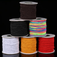 Najlon Cord, s papir namota, elastična, više boja za izbor, 1mm, Približno 100m/spool, Prodano By spool