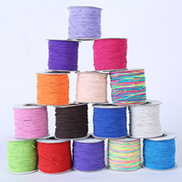 Nylon Koord, met papier spool, elastische & verschillende grootte voor keus, meer kleuren voor de keuze, Verkocht door spool