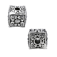 Coirníní Jewelry Alloy Sinc, Sinc Alloy, Ciúb, blacken, 11x10x11mm, Poll:Thart 3mm, 100ríomhairí pearsanta/Lot, Díolta De réir Lot