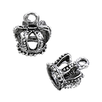 Zinc Alloy Crown Pendants hollow & blacken Approx 1.5mm Sold By Lot