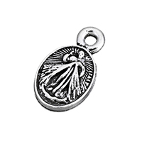 Zinc Alloy Flat Oval Pendants blacken Approx 1.5mm Sold By Lot