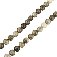 Silver Leaf Jasper Bead, Runde, forskellig størrelse for valg, Solgt Per Ca. 15 inch Strand