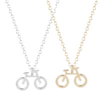 Unisex Ketting, Zinc Alloy, met ijzeren ketting, Fiets, plated, uniseks & ovale keten, meer kleuren voor de keuze, lood en cadmium vrij, 45cm, Per verkocht Ca 17.5 inch Strand