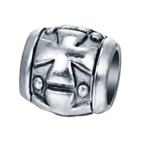 Abalorios Estilo Europeo de Aleación de Zinc, Tambor, chapado en color de plata antigua, sin rosca, libre de plomo & cadmio, 11mm, agujero:aproximado 4mm, Vendido por UD