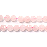 Természetes rózsakvarc gyöngy, Rose Quartz, különböző méretű a választás & sokoldalú, Lyuk:Kb 0.1-1mm, Hossz Kb 16.5 inch, Által értékesített Lot