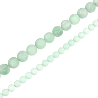 Amazonite Χάντρες, Αμαζόνιος, Γύρος, φυσικός, διαφορετικό μέγεθος για την επιλογή, Grade A Plus, Τρύπα:Περίπου 0.5-1.5mm, Sold Per Περίπου 15.5 inch Strand