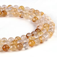 Grânulos de citrino naturais, Cristal amarelo, Roda, tamanho diferente para a escolha, Buraco:Aprox 1mm, vendido para Aprox 15.5 inchaltura Strand