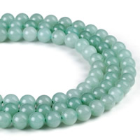 Green Aventurine Beads Round Approx 1mm Sold Per Approx 15 Inch Strand