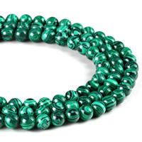 Malachite Bead, Babhta, sintéiseacha, méid éagsúla do rogha, Poll:Thart 1mm, Díolta Per Thart 15 Inse Snáithe