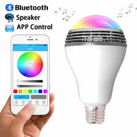 vetro Lampadina Bluetooth, Più di iOS 8 e, soprattutto, il sistema Android versione 4 può essere utilizzato., 80x140mm, Venduto da PC