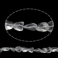 Luonnollisen kirkas kvartsi helmiä, Clear Quartz, luonnollinen, 13x18x10-15x26x15mm, Reikä:N. 1mm, N. 23PC/Strand, Myyty Per N. 16 tuuma Strand