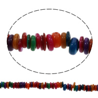 Grânulos de gemstone jóias, misto de pedras semi-preciosas, cores misturadas, 7x2-6x1mm, Buraco:Aprox 1mm, Aprox 202PCs/Strand, vendido para Aprox 16 inchaltura Strand