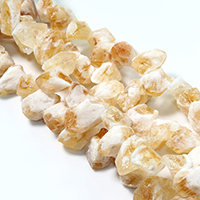 Natuurlijke geverfd Quartz parels, Natuurlijke Quartz, gefacetteerde, abrikoos, 18-24x14-18x10-18mm, Gat:Ca 1.5mm, Ca 29pC's/Strand, Per verkocht Ca 16 inch Strand