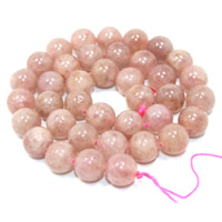 Strawberry Quartz Bead, Runde, naturlig, forskellig størrelse for valg, Hole:Ca. 1mm, Solgt Per Ca. 15 inch Strand