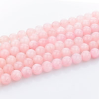 Természetes rózsakvarc gyöngy, Rose Quartz, Kerek, különböző méretű a választás, Lyuk:Kb 1mm, Naponta eladott Kb 15 inch Strand