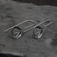 Thajsko Sterling šperky náušnice, Thajsko Sterling Silver, pro ženy, 15x20mm, Prodáno By Pair