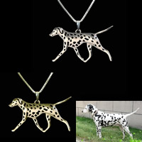 Unisex Necklace Zinc Alloy with iron chain Dog plated box chain lead & cadmium free 45cm Sold Per Approx 17.5 Inch Strand