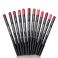 Műanyag Lip Liner, 3készletek/Lot, 12PC-k/Set, Által értékesített Lot