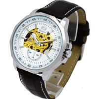 Guccamel® Fir Jewelry Watch, PU, le dhiailiú cóimhiotal since & Gloine, plátáilte, inchoigeartaithe & do fear, dathanna níos mó le haghaidh rogha, nicil, luaidhe & caidmiam saor in aisce, 45x13mm, Fad Thart 7.8 Inse, Díolta De réir PC