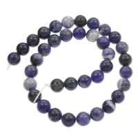 Sodalite Karoliukai, Turas, natūralus, skirtingo dydžio pasirinkimo, Skylė:Apytiksliai 1mm, Parduota už Apytiksliai 15 Inch Strand