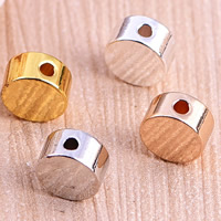 Perline in ottone, placcato, nessuno, assenza di piombo & cadmio, 7mm, Foro:Appross. 1.5mm, 30PC/borsa, Venduto da borsa