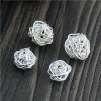 925 Sterling Silver European Beads, 925 argento sterlina, formato differente per scelta, Foro:Appross. 2mm, 10PC/lotto, Venduto da lotto