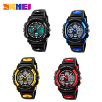 Montre à bijoux pour homme SKmei®, silicone, avec plastique & acier inoxydable, plus de couleurs à choisir, 44x48mm, Longueur Environ 9.8 pouce, Vendu par PC