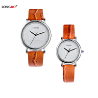 Reloj unisex de la joyería de LONGBO®, Cuero de PU, con Vidrio & aleación de zinc, chapado, ajustable & diferentes estilos para la opción, más colores para la opción, libre de níquel, plomo & cadmio, Vendido por UD