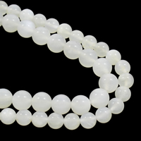 Grânulos de rocha lunar, Selenita, Roda, naturais, tamanho diferente para a escolha, branco, Grade AAA, vendido para Aprox 15.5 inchaltura Strand