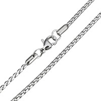 Nerezová ocel Nekclace Chain, Nerez, hadcová řetěz, Původní barva, 2.50mm, Délka Cca 20 inch, 5přediva/Lot, Prodáno By Lot