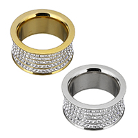 Unisex-Finger-Ring, Edelstahl, mit Ton, plattiert, verschiedene Größen vorhanden, keine, 11mm, verkauft von PC