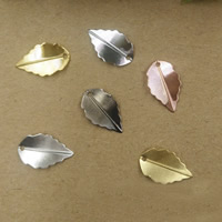 Brass Jewelry Pendants Leaf plated nickel lead & cadmium free Approx 1.5mm Sold By Bag