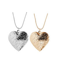 Floating Locket Necklace Zinc Alloy with 1.96 lnch extender chain Heart plated ball chain & for woman nickel lead & cadmium free Sold Per Approx 17.7 Inch Strand