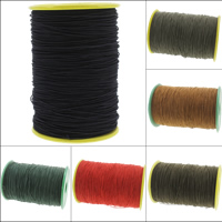 Nylon Koord, met kunststof spoel, elastische, meer kleuren voor de keuze, 0.5mm, Ca 400m/spool, Verkocht door spool