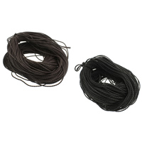 Wax Koord, Gewaxt Hemp Cord, meer kleuren voor de keuze, 2.5mm, Ca 100m/PC, Verkocht door PC