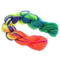 Corda in Nylon, multi-colore, 1.5mm, Lunghezza Appross. 180 m, 10PC/borsa, Venduto da borsa