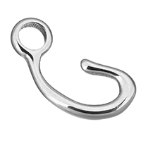 Rustfrit stål smykker Vedhæng, Stainless Steel, oprindelige farve, 13x28x3mm, Hole:Ca. 5.5mm, 10pc'er/Lot, Solgt af Lot