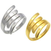 Bague Unisex, acier inoxydable, Placage, unisexe & normes différentes pour le choix, plus de couleurs à choisir, Vendu par PC