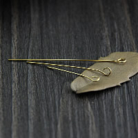 925 Sterling Silver eyepin, επίχρυσο, διαφορετικά στυλ για την επιλογή, 50PCs/Παρτίδα, Sold Με Παρτίδα