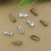 Brass Snap Bail, Messinki, päällystetty, enemmän värejä valinta, nikkeli, lyijy ja kadmium vapaa, 11x5mm, 200PC/laukku, Myymät laukku